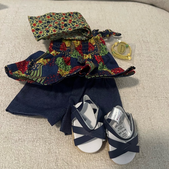 RETIRED 1ST EDITION , American Girl Doll, Julie Albright Patchwork outfit - Picture 4 of 8